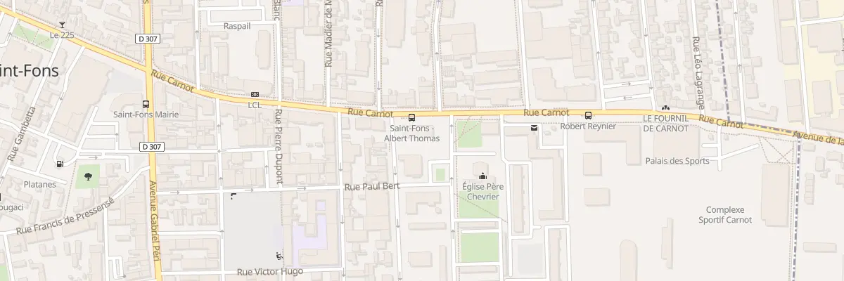 Plan du 36 Rue Carnot à Saint-Fons
