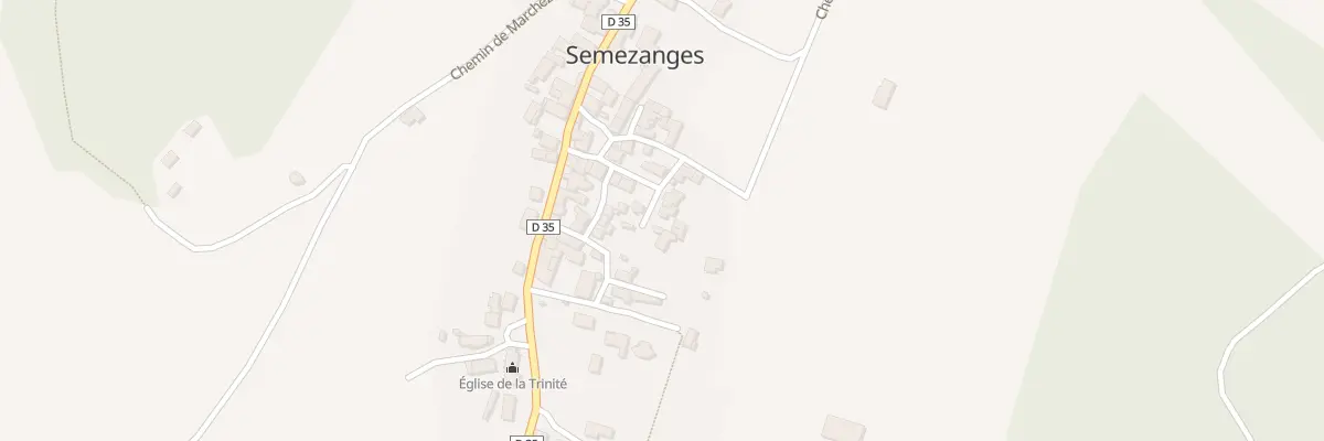 Plan du 1 Imp des Essarts à Semezanges