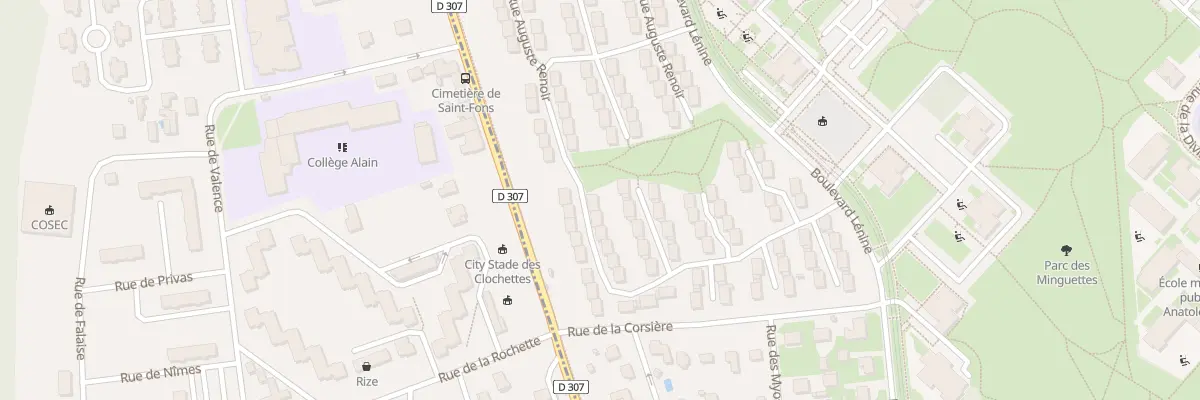 Plan du 49 Rue Auguste Renoir à Vénissieux