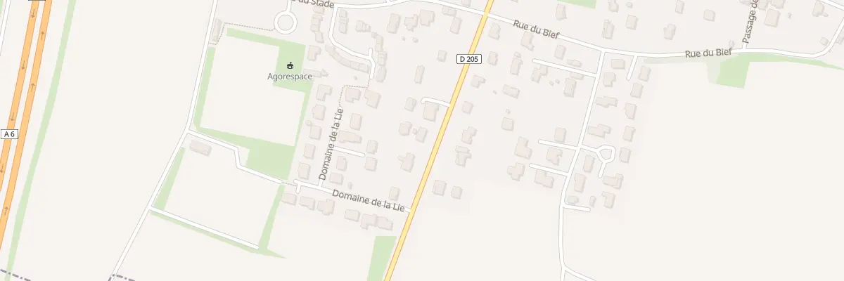 Plan du 380 Rue de la Libertè à Senozan