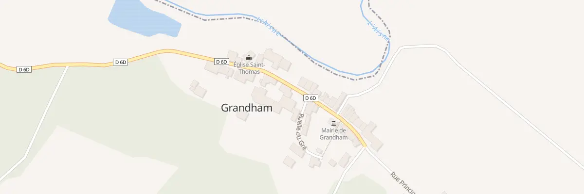 Plan du 16 Rue Principale à Grandham