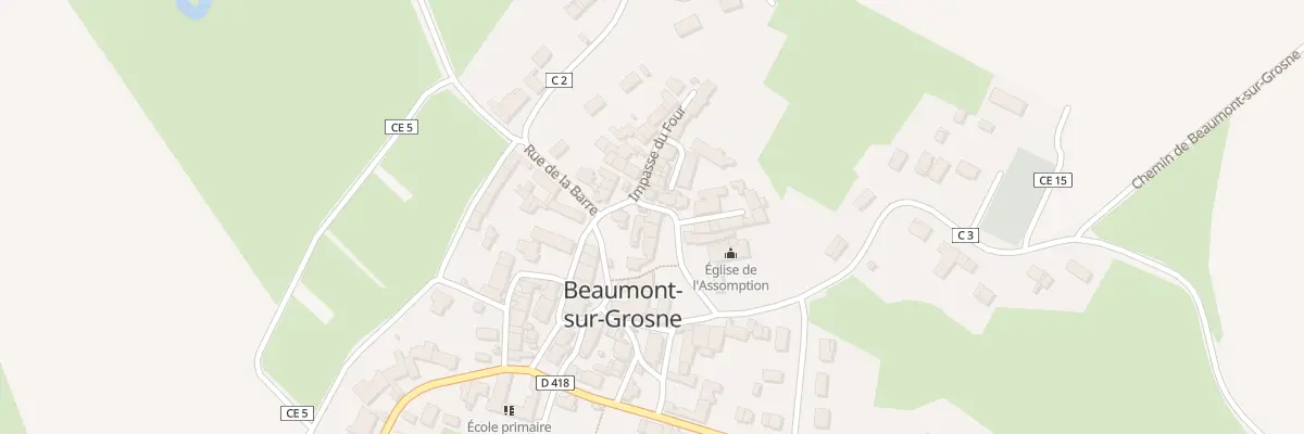 Plan du 4 Rue des Anciens Combattants à Beaumont-sur-Grosne