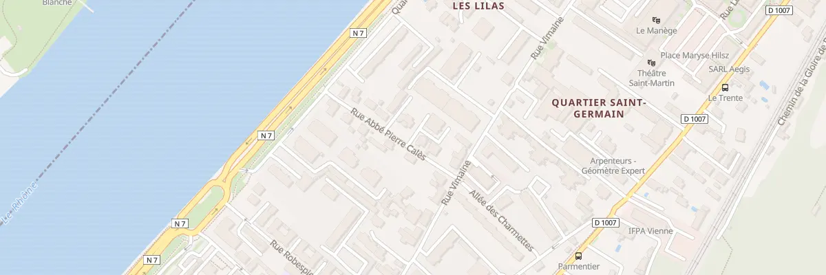 Plan du 9 Rue de l’Abbe Pierre Cales à Vienne