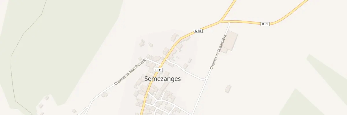 Plan du 56 Rue des Fontaines à Semezanges