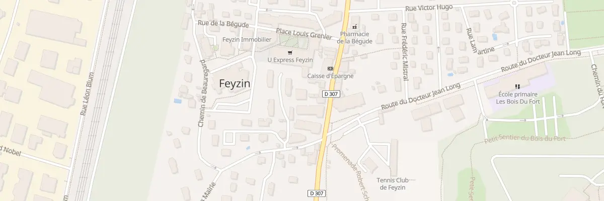 Plan du 7 Rte de Lyon à Feyzin