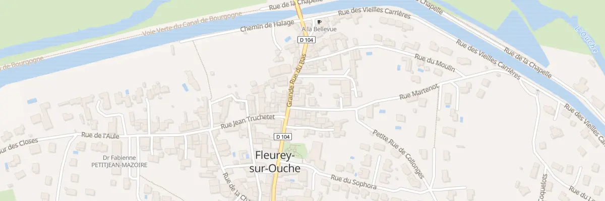 Plan du 1 Rue Martenot à Fleurey-sur-Ouche