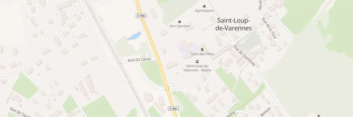 Plan du 1C Av de l’Eglise à Saint-Loup-de-Varennes