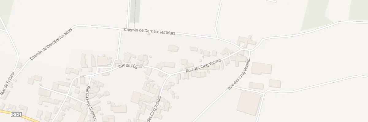 Plan du 21 Rue des cinq voisins à Latrecey-Ormoy-sur-Aube
