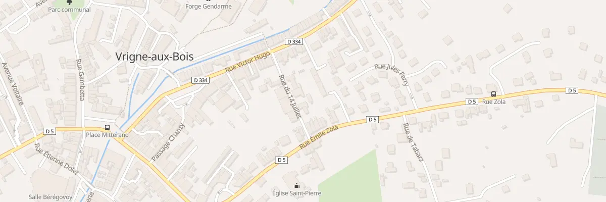 Plan du 5 Rue du Quatorze Juillet à Vrigne aux Bois