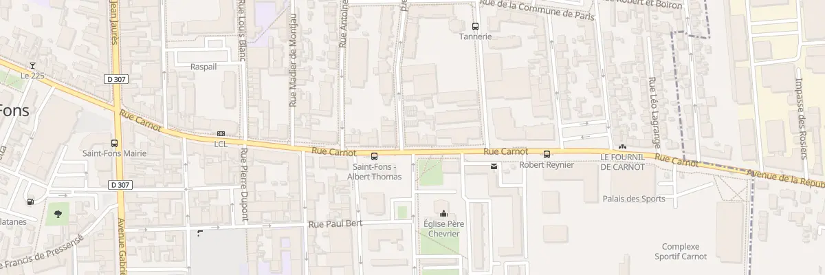 Plan du 43 Rue Carnot à Saint-Fons