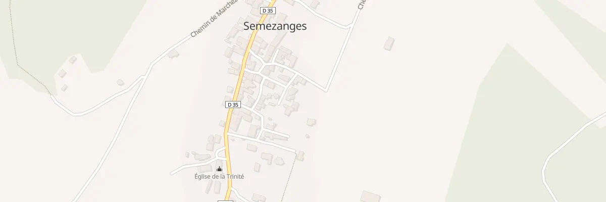 Plan du 3 Imp des Essarts à Semezanges