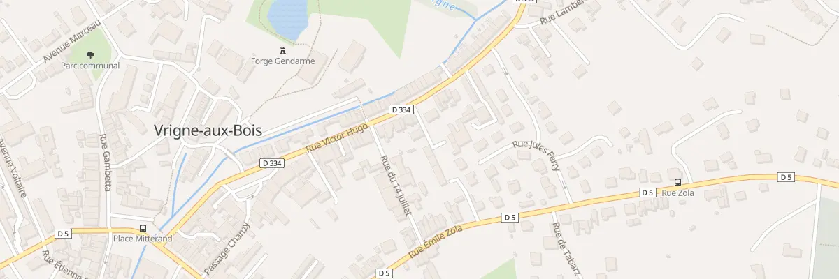 Plan du 38 Rue Victor Hugo à Vrigne aux Bois