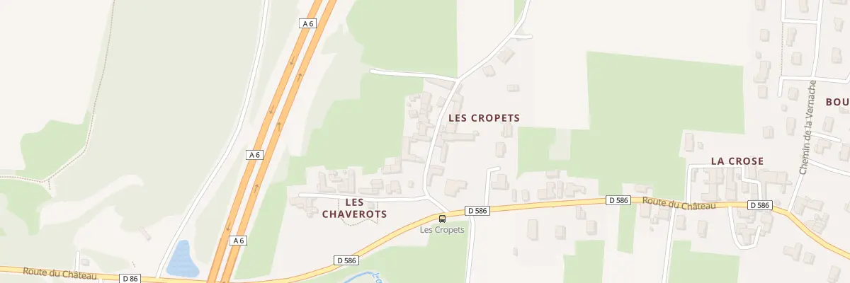 Plan du 73 Rue des Cropets à La Salle