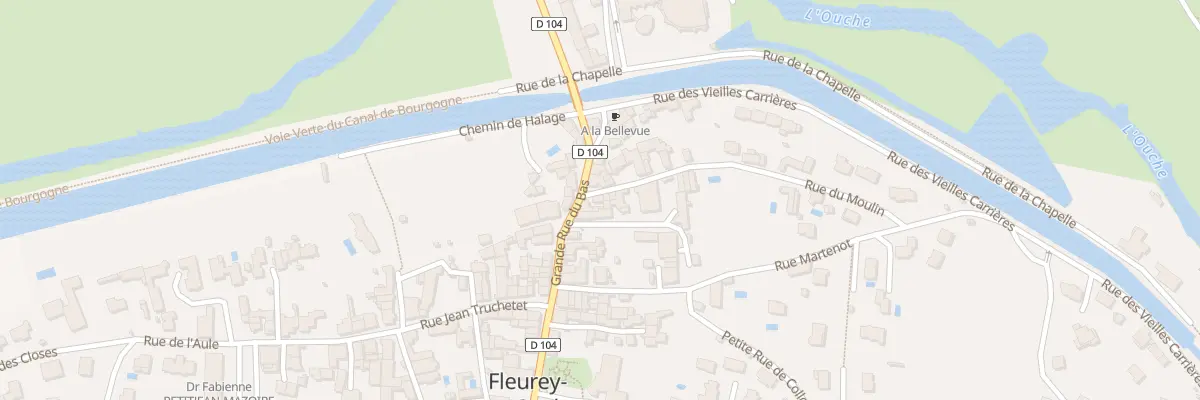 Plan du 6 Rue du Moulin à Fleurey-sur-Ouche