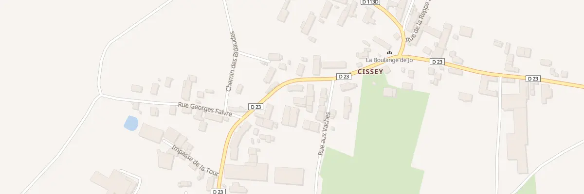 Plan du 9 Rue Louis Courtot de Cissey à Merceuil