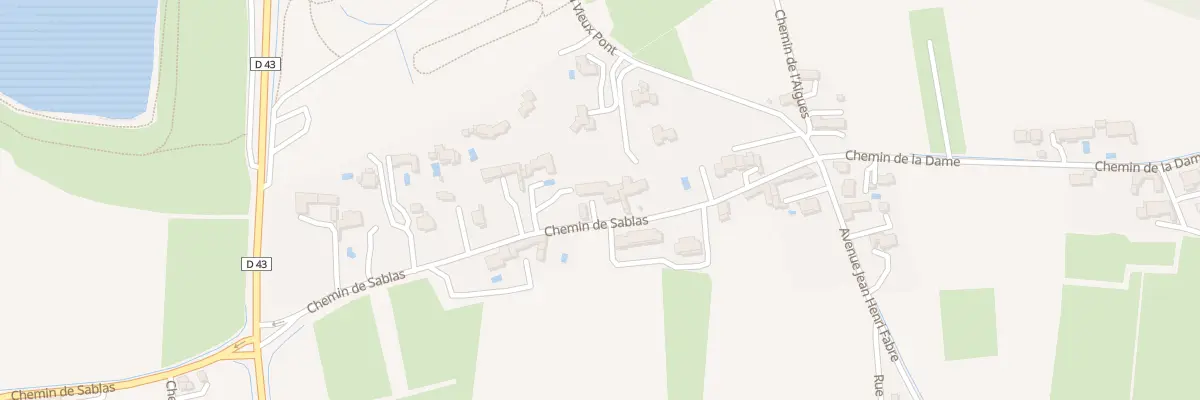 Plan du 5970 Sablas Est à Camaret-sur-Aigues