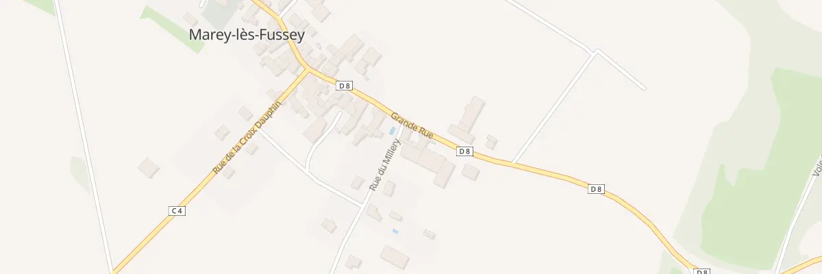 Plan du 68 Gr Grande Rue à Marey-lès-Fussey