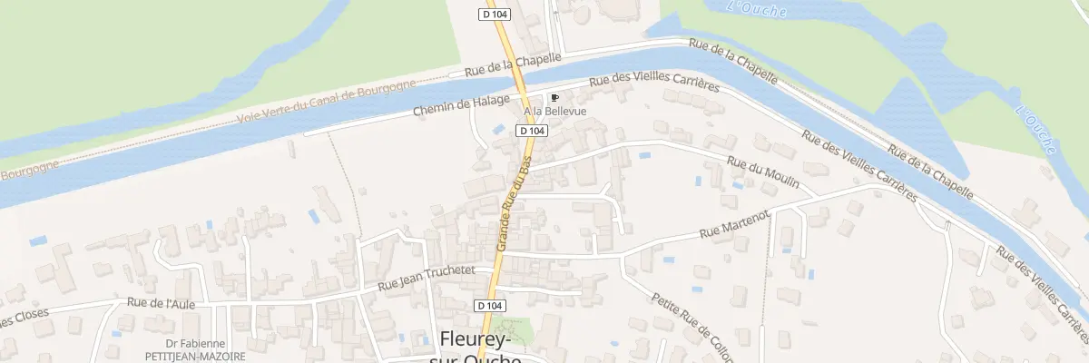 Plan du 4 Rue du Moulin à Fleurey-sur-Ouche