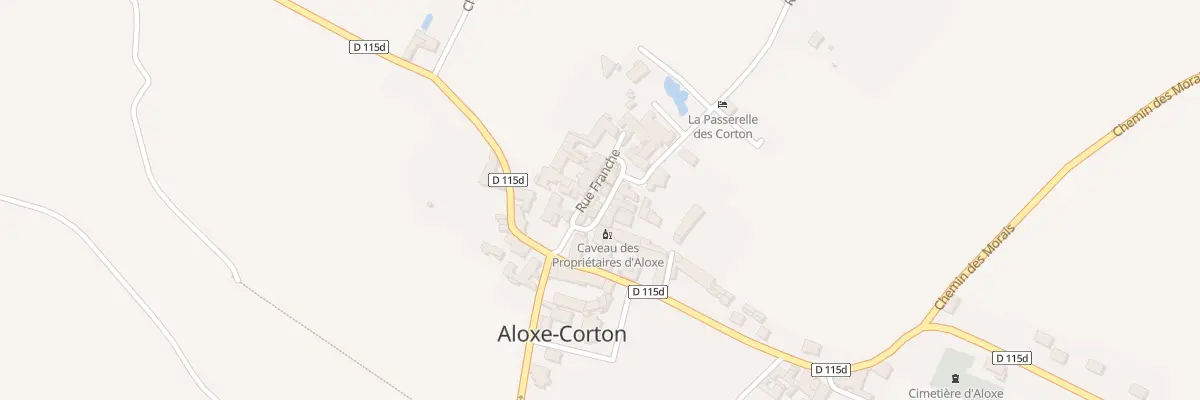 Plan du 1 Rue des Corton à Aloxe-Corton