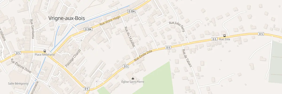 Plan du 31 Rue Emile Zola à Vrigne aux Bois