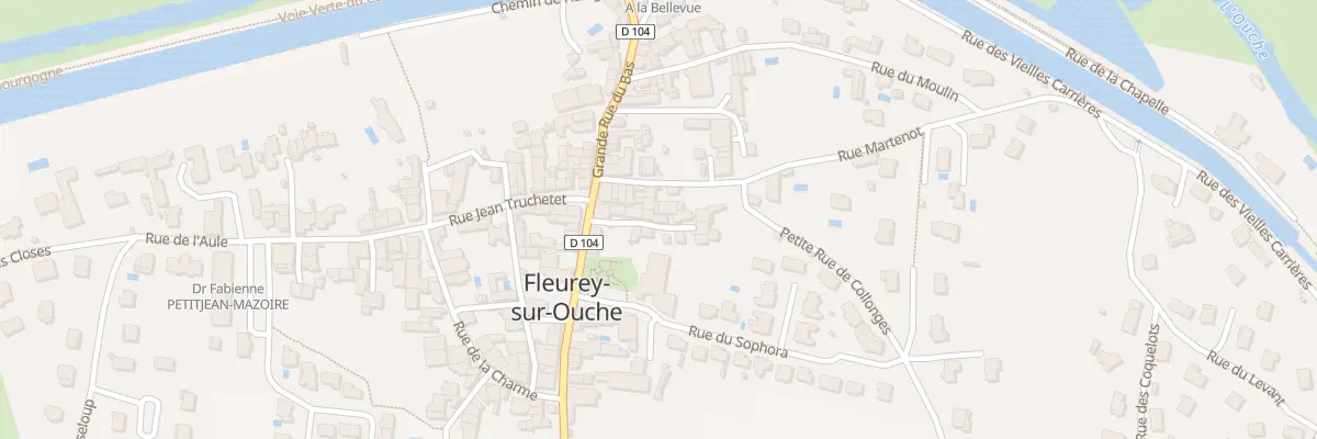 Plan du 7 Grande Rue du Haut à Fleurey-sur-Ouche