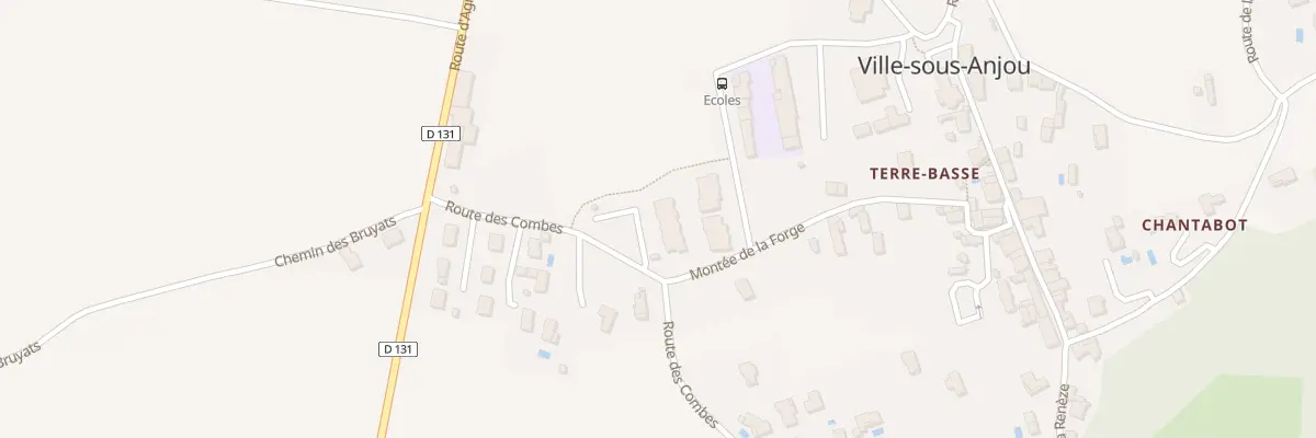 Plan du 5 Rte des Combes à Ville-sous-Anjou