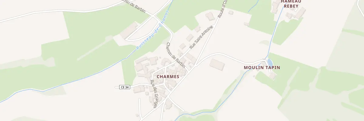 Plan du 6 Che de Barbin à Mancey