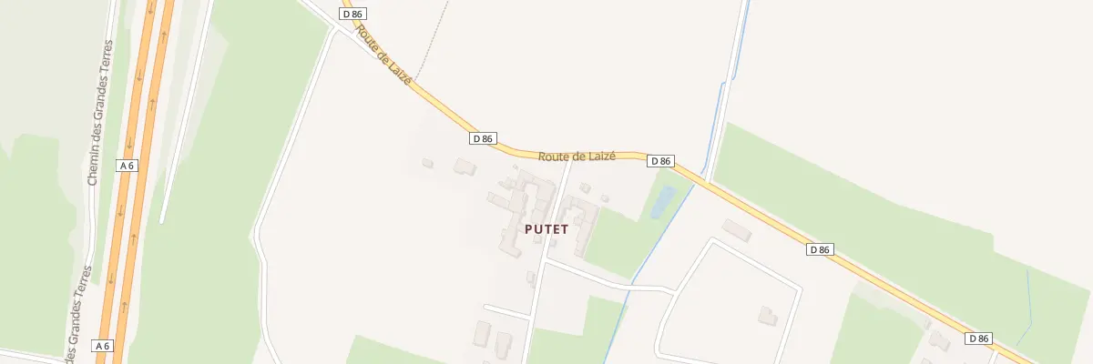 Plan du 449 Che des Bourdons à Senozan