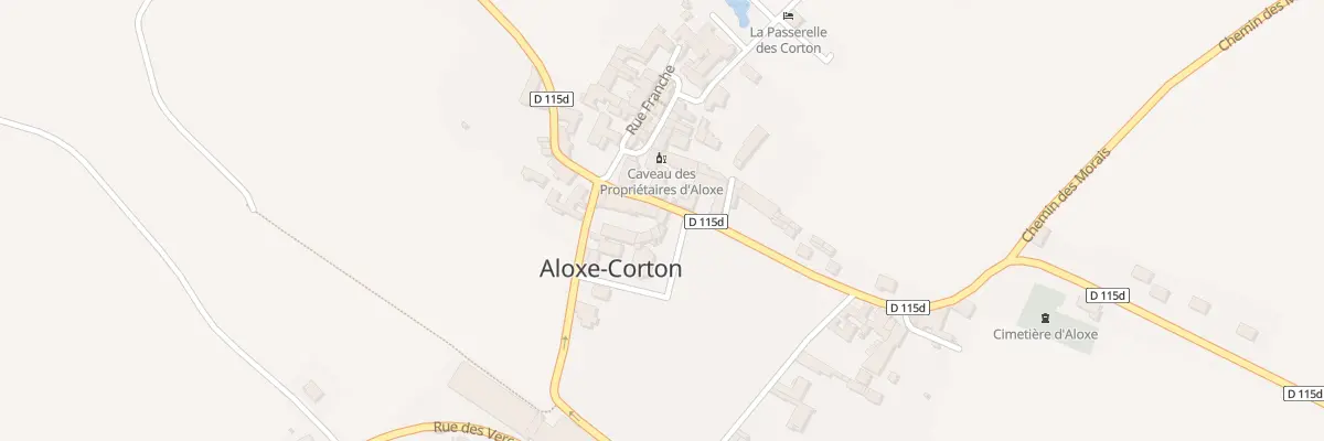 Plan du 2 Rue du Chapître à Aloxe-Corton