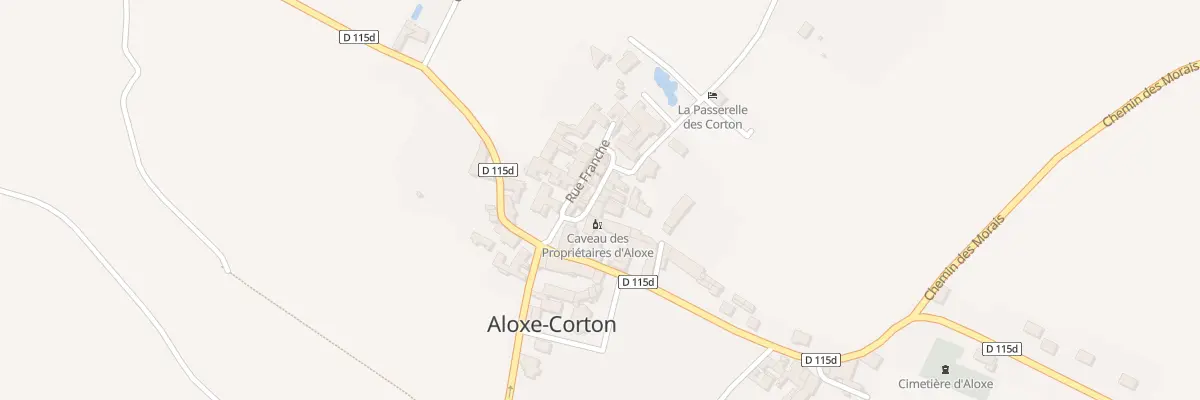 Plan du 4 Rue des Corton à Aloxe-Corton