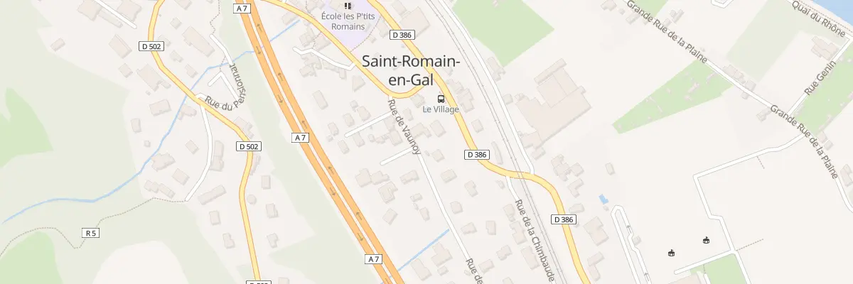 Plan du 620 Rue de Vaunoy à Saint-Romain-en-Gal