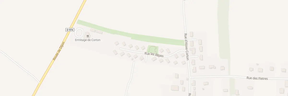 Plan du 6 Rue Les Repes à Chorey-les-Beaune