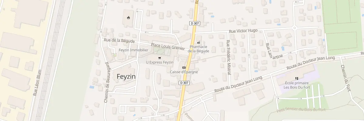 Plan du 23 Rte de Lyon à Feyzin