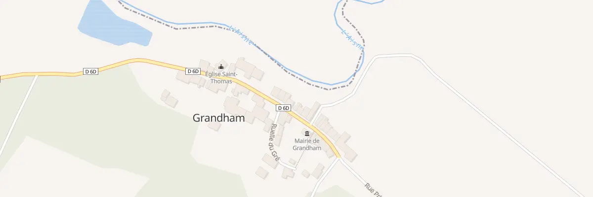 Plan du 9 Rue Principale à Grandham