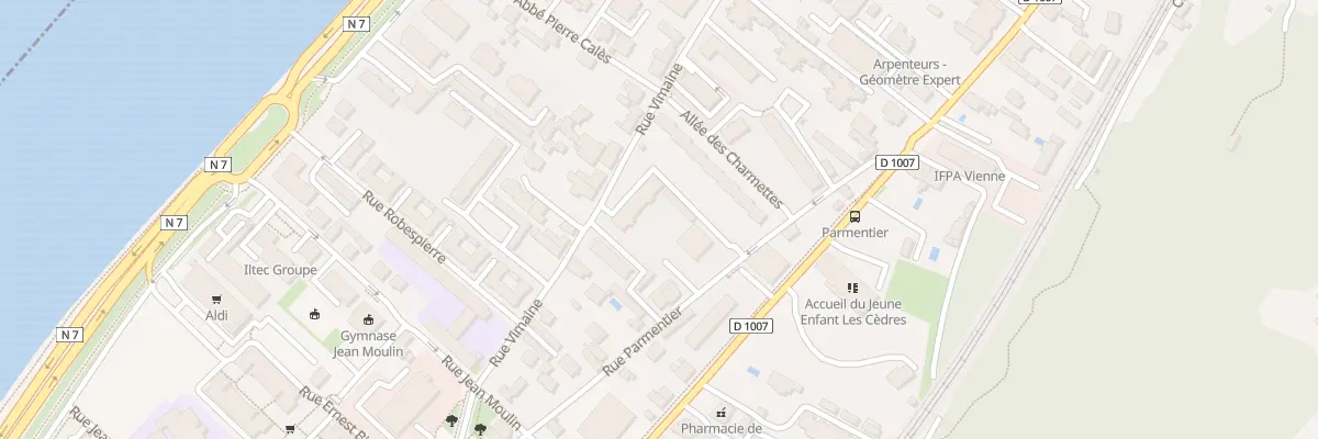 Plan du 55 Rue Vimaine à Vienne