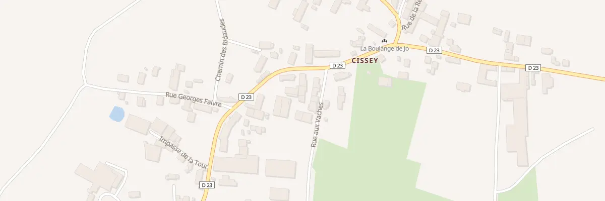 Plan du 7 Rue Louis Courtot de Cissey à Merceuil