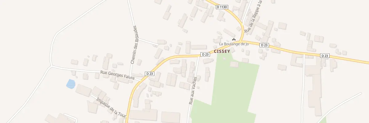 Plan du 5042 Rue Louis Courtot de Cissey à Merceuil
