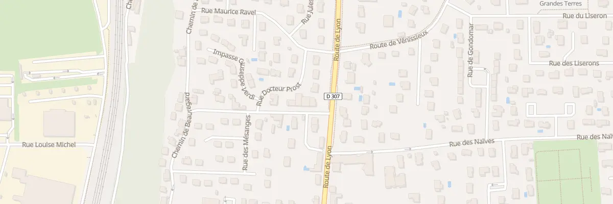 Plan du 53 Rte de Lyon à Feyzin