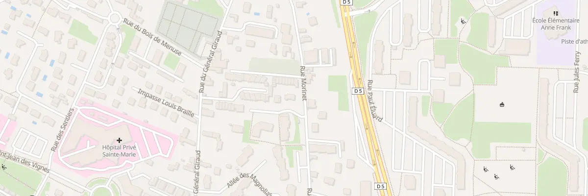 Plan du 105A Rue Morinet à Chalon-sur-Saône