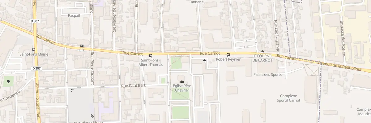Plan du 42B Rue Carnot à Saint-Fons