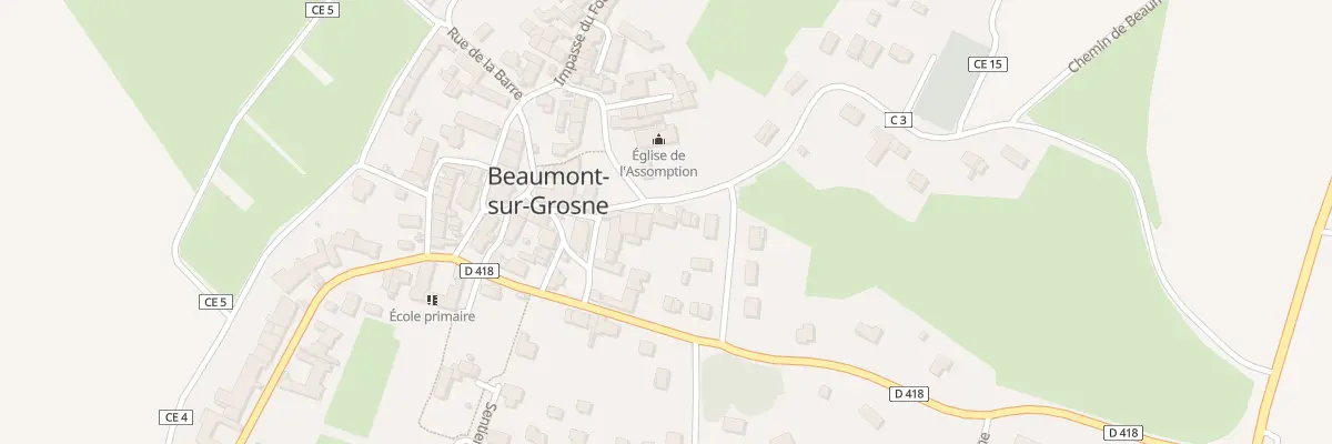 Plan du 5020 Rue des Vergers à Beaumont-sur-Grosne