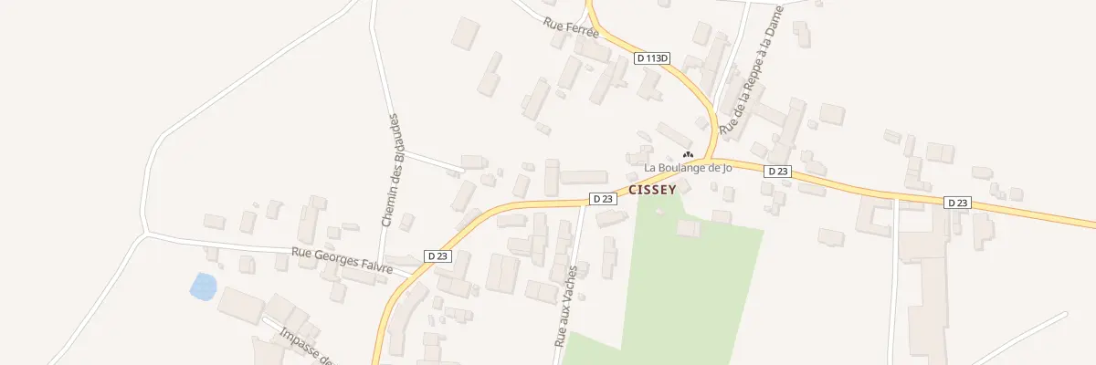 Plan du 8 Rue Louis Courtot de Cissey à Merceuil