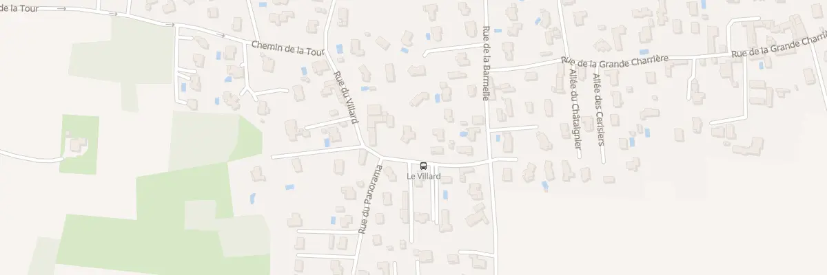 Plan du 335 Rue du Villard à Montanay