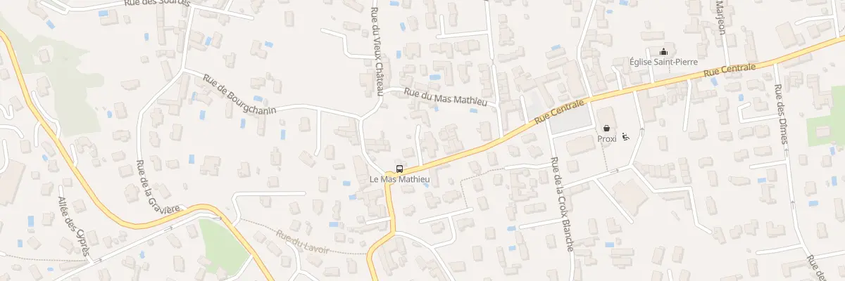 Plan du 495 Rue Centrale à Montanay