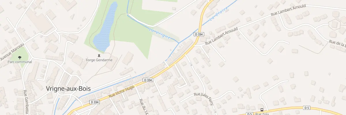 Plan du 57 Rue Victor Hugo à Vrigne aux Bois