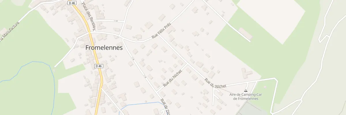 Plan du 3 Rue du Nichet à Fromelennes