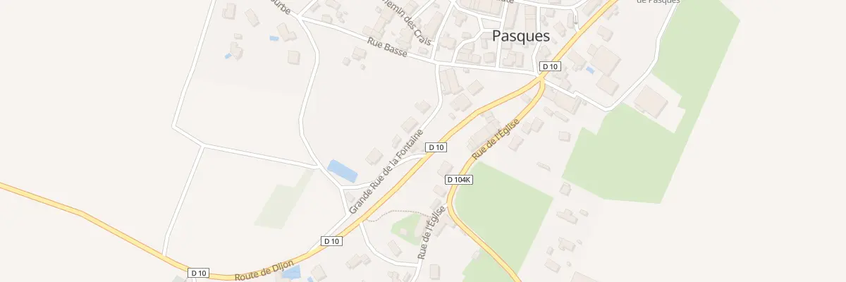 Plan du 4 Gr Grande Rue Coupee à Pasques