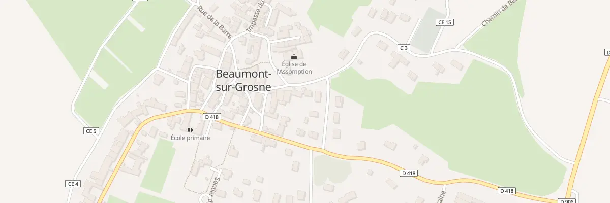 Plan du 12 Rue des Vergers à Beaumont-sur-Grosne
