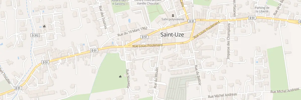 Plan du 92 Rue Louis Poulenard à Saint-Uze