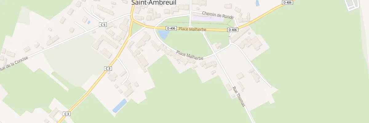 Plan du 165 Pl Malherbe à Saint-Ambreuil
